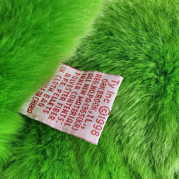 Ty Beanie Buddy Smoochy Frog Plush 12" Hard Eyes Green Stuffed Animal Toy 1998 - Picture 9 of 10